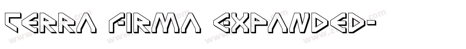 Terra Firma Expanded字体转换